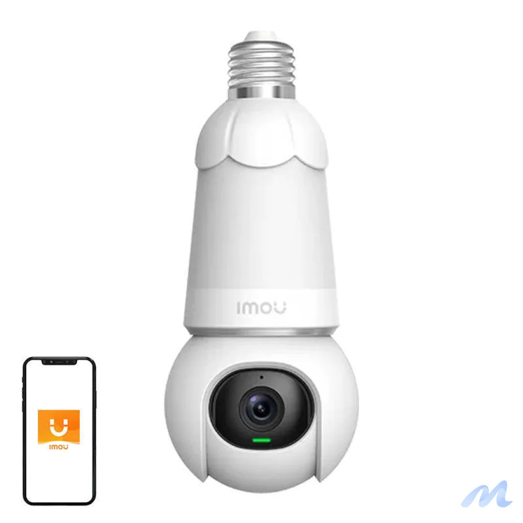 2in1 Bulb and 360° Outdoor Camera WiFi IMOU Bulb Cam 5MP