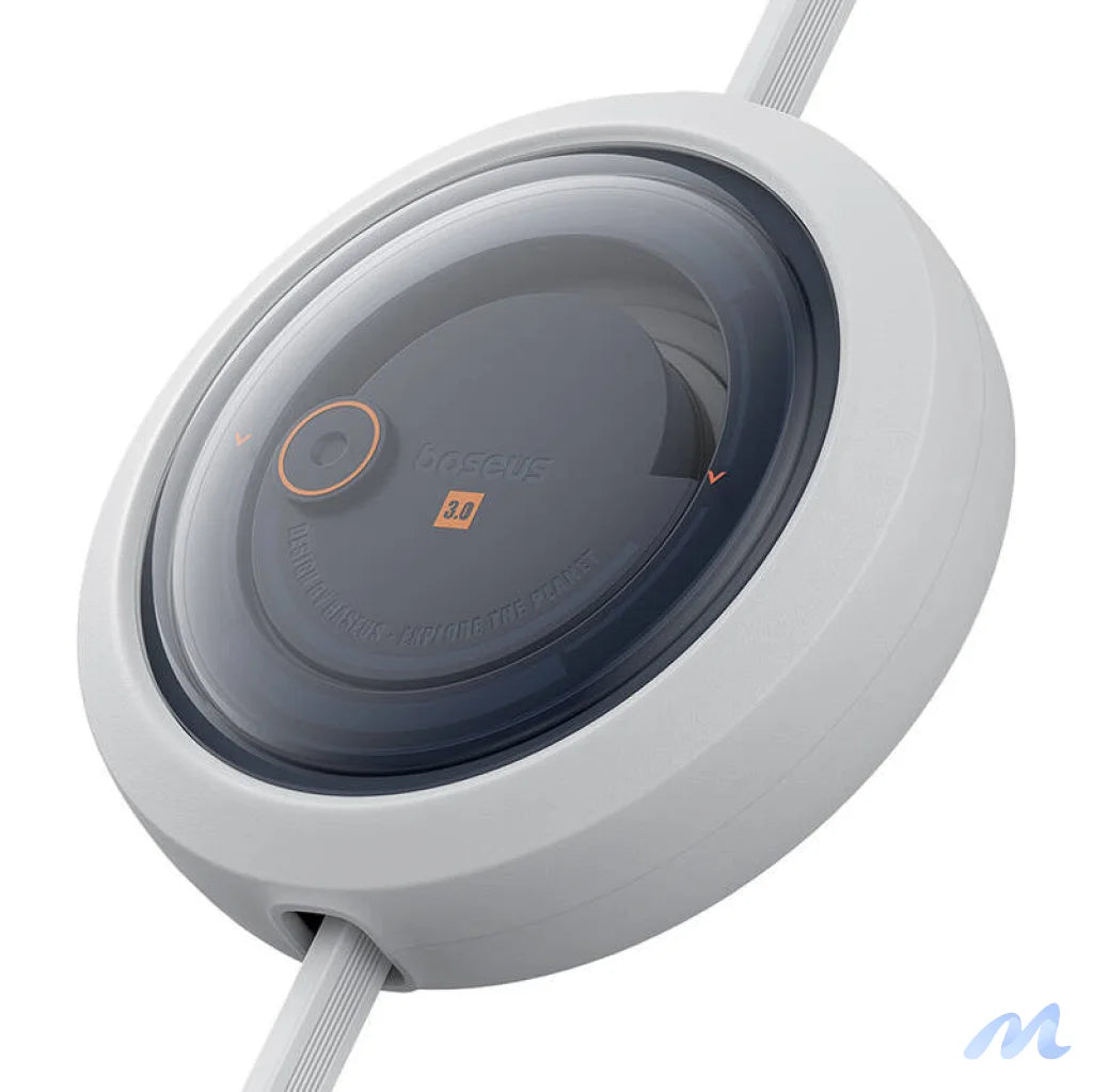 3-in-1 Baseus Free2Draw USB to M+L+C 100W cable, 1.1 m (white)