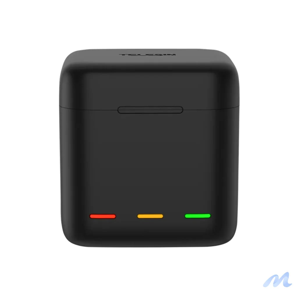 3-slot charger box Telesin  for GoPro Hero 12 / Hero 11 / Hero 10 / Hero 9