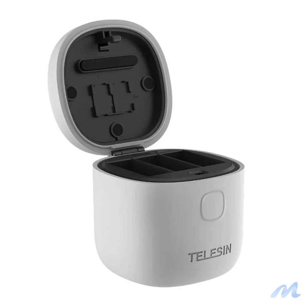 3-slot waterproof charger Telesin Allin box + 2 batteries for GoPro Hero 12 / 11 / 10 / 9