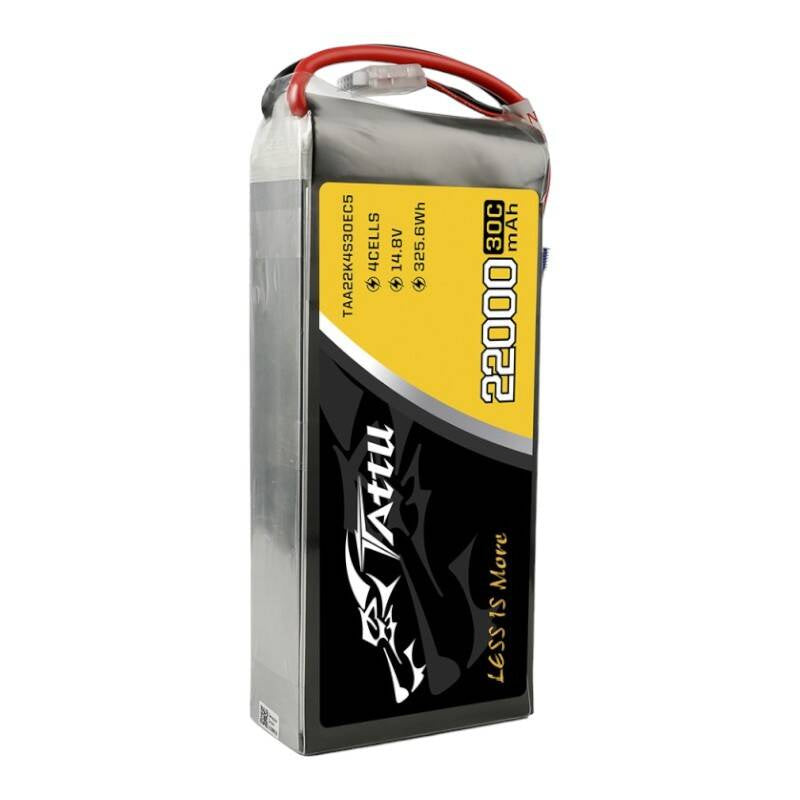 Tattu 22000mAh 14.8V 30C 4S1P Lipo Battery Pack with EC5