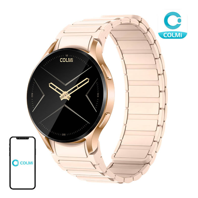 Colmi i28 Ultra smartwatch with magnetic strap (gold)
