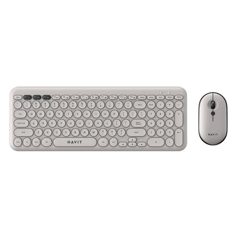 Havit KB254GCM wireless 2-in-1 gaming set keyboard + mouse (grey) (QWERTY)
