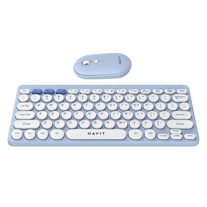 Havit KB279GCM wireless 2-in-1 gaming set keyboard + mouse (blue) (QWERTY)