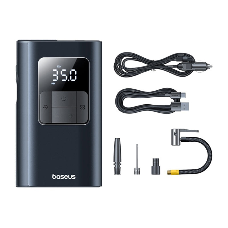 Baseus PrimeTrip VA1 2-in-1 pump with flashlight black