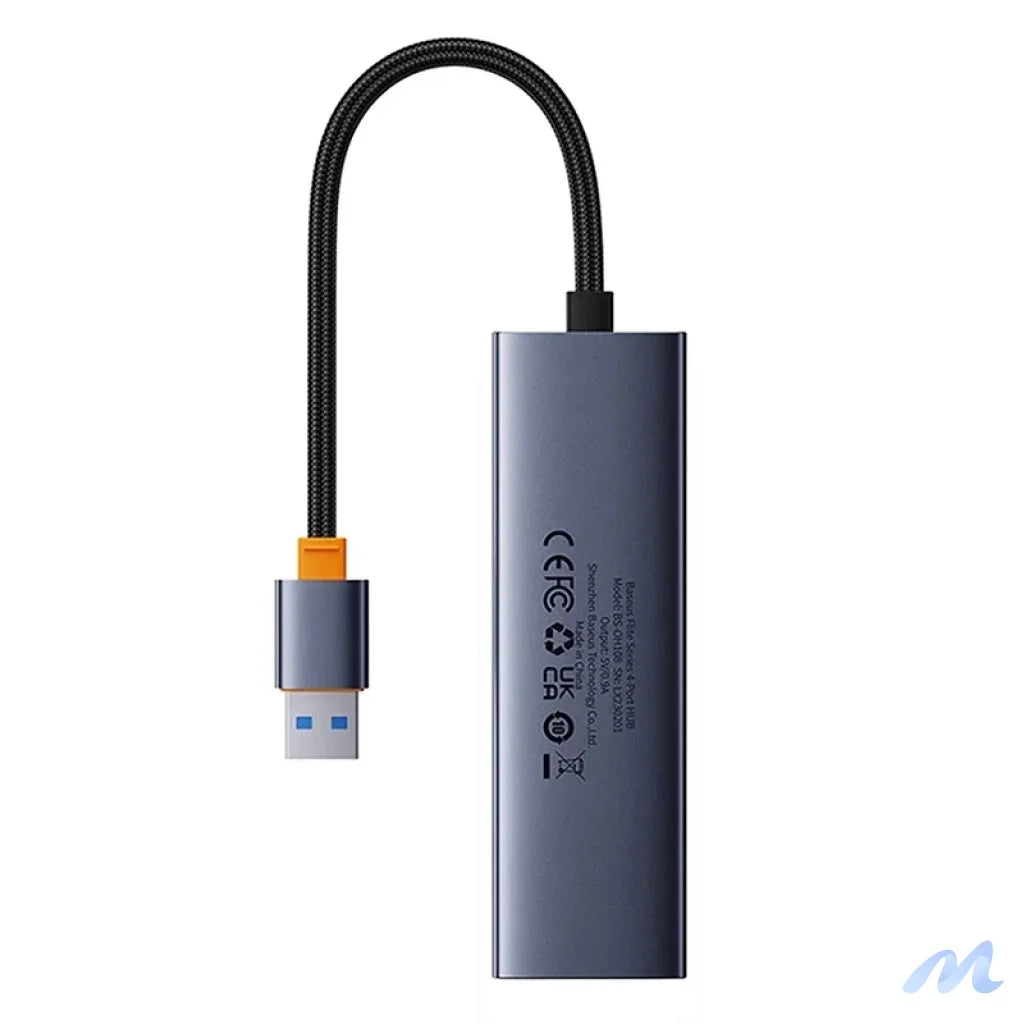 4in1 Hub Baseus UltraJoy USB-A do 4xUSB 3.0 (space grey)
