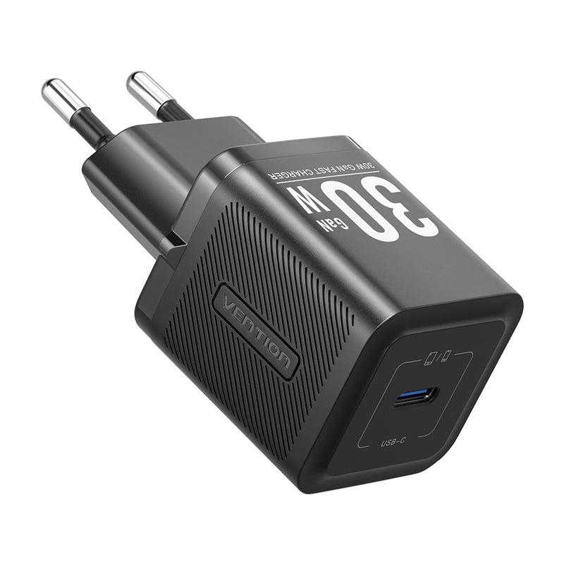 Vention FEZW0-EU USB-C GaN power charger (30W) (black)
