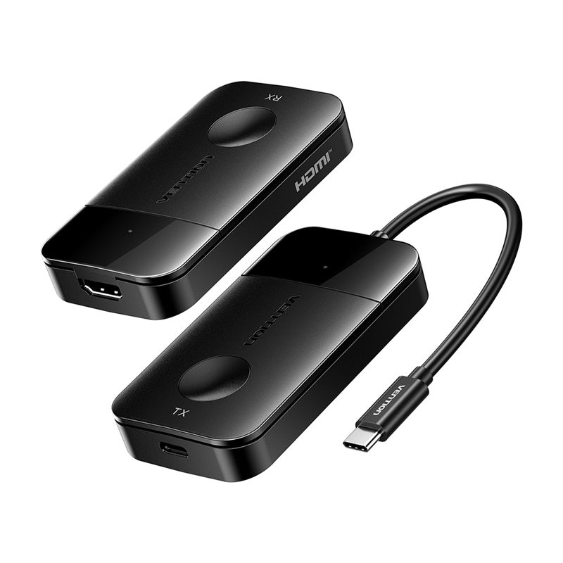 Vention USB-C to HDMI wireless transmitter/receiver 0.15m (black)