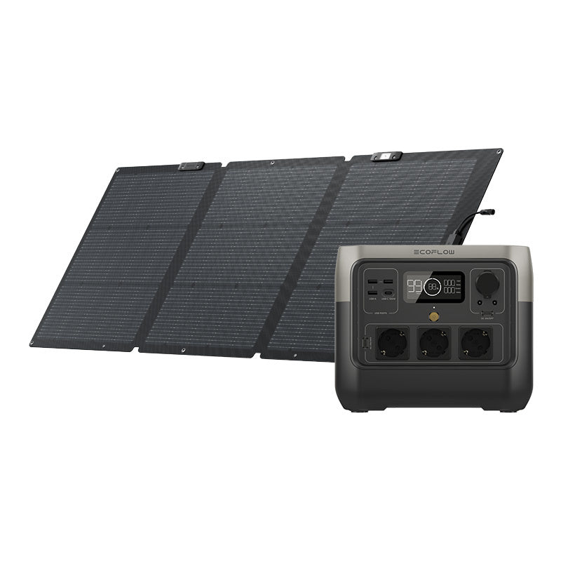 Set: EcoFlow River 2 Pro power station + 160W photovoltaic panel.