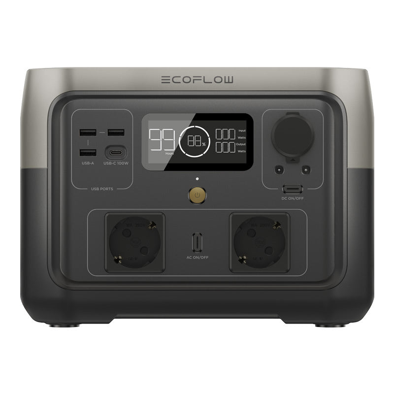 Set: EcoFlow River 2 Max power station + 160W photovoltaic panel.