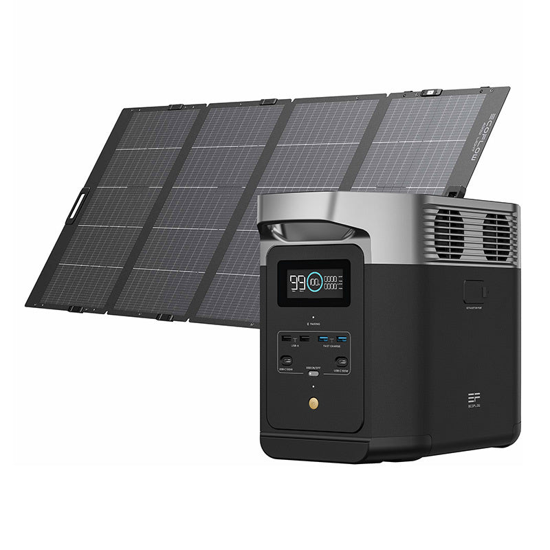 Set: EcoFlow Delta 2 power station + 400W photovoltaic panel.