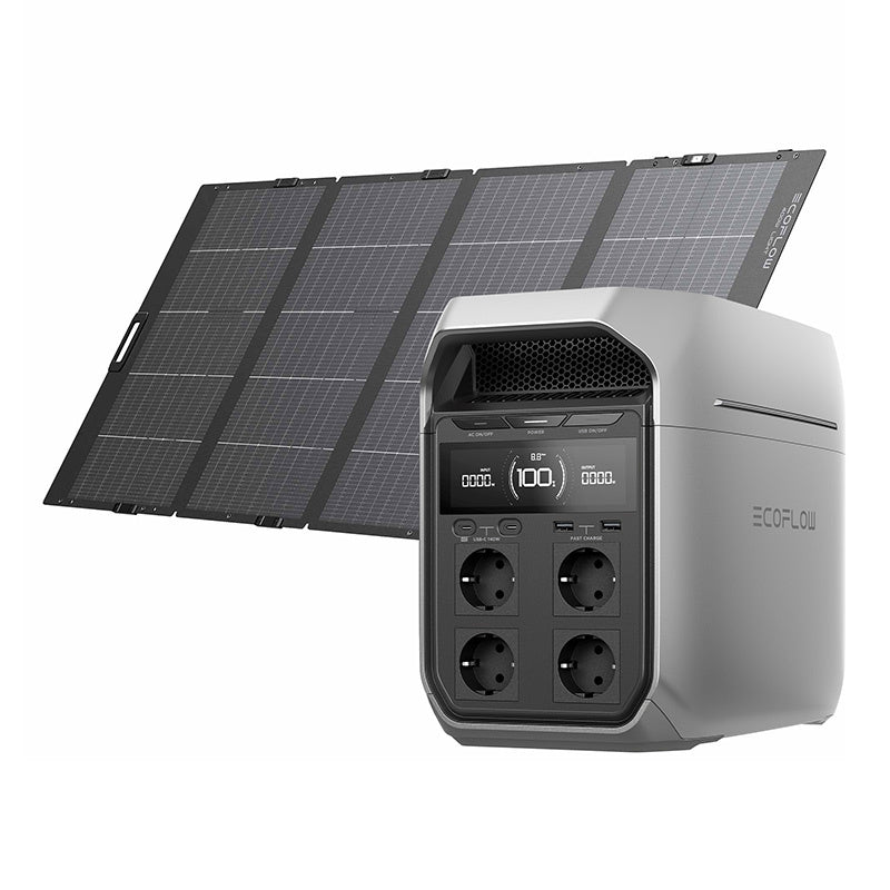 Set: EcoFlow Delta 3 Plus power station + 400W photovoltaic panel.