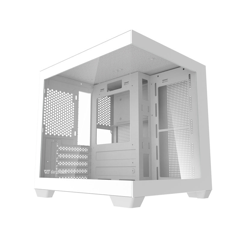 Darkflash C275P computer case without fans (White)