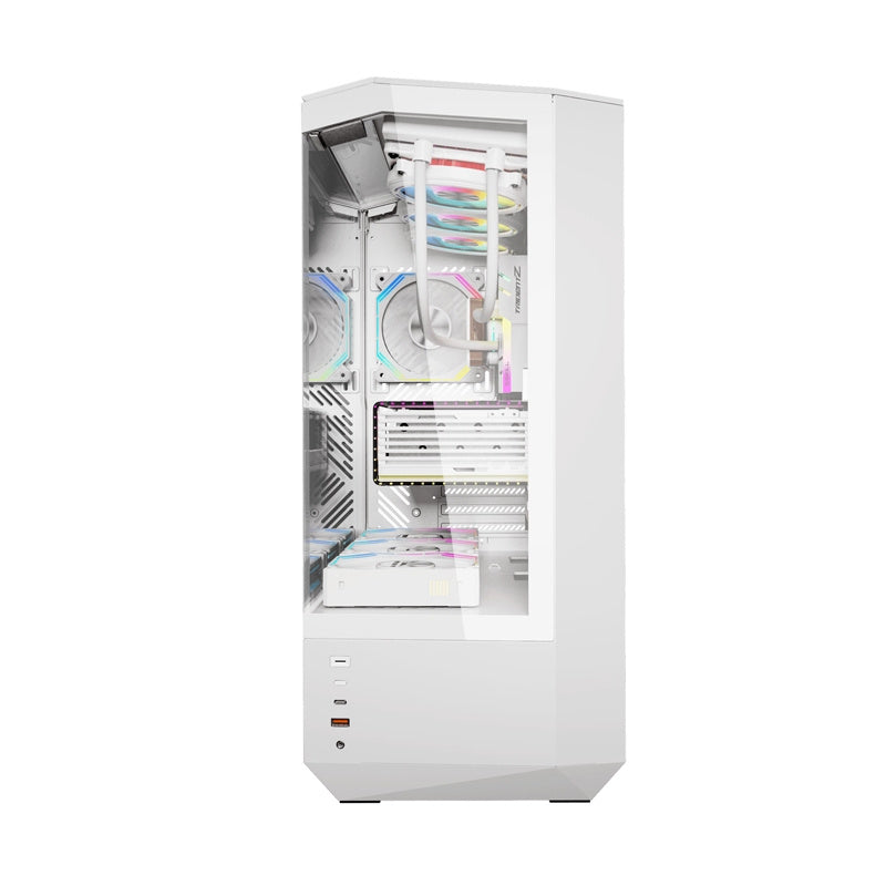 Darkflash DY460 computer case (White) + 4 ARGB fans