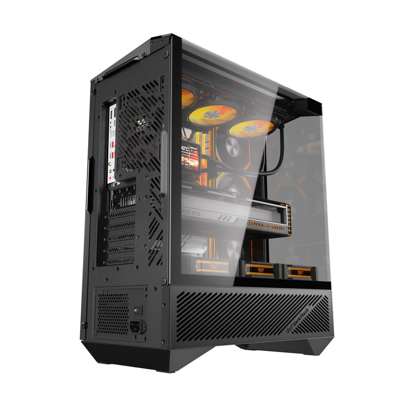Darkflash DY460 computer case (Black) + 4 ARGB fans