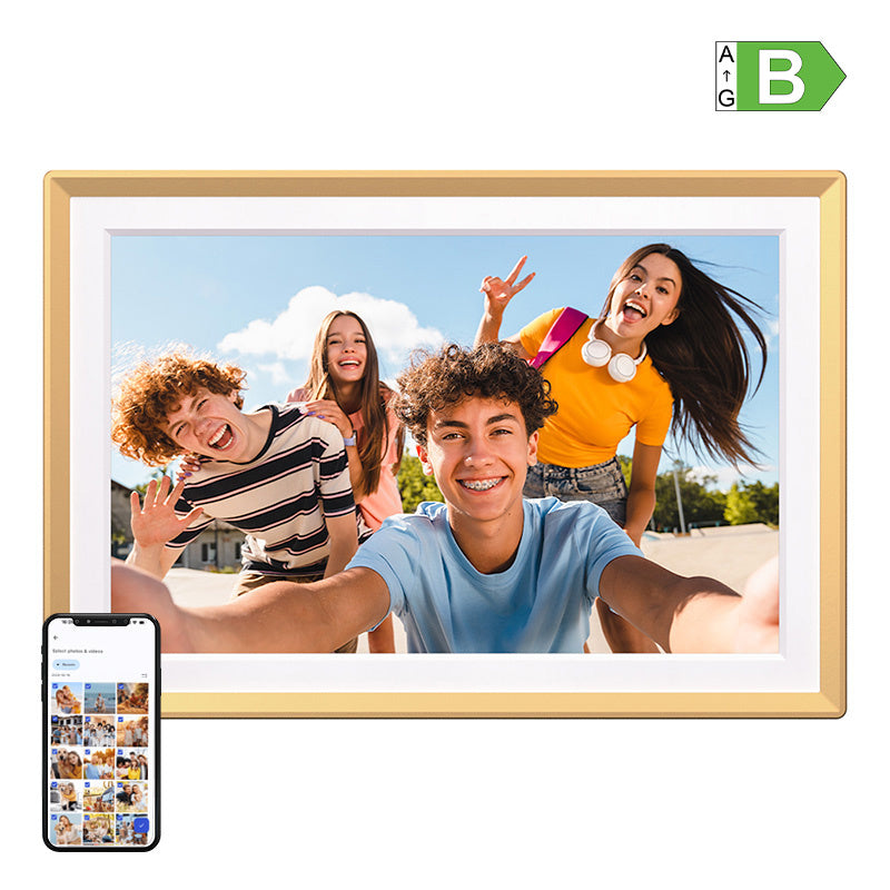 Digital photo frame Arzopa D14 Golden (gold)