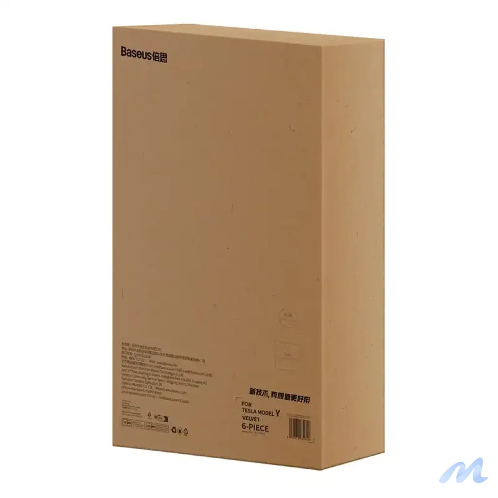 6-Piece Floor Mat for Tesla Baseus T-Space Series (black)