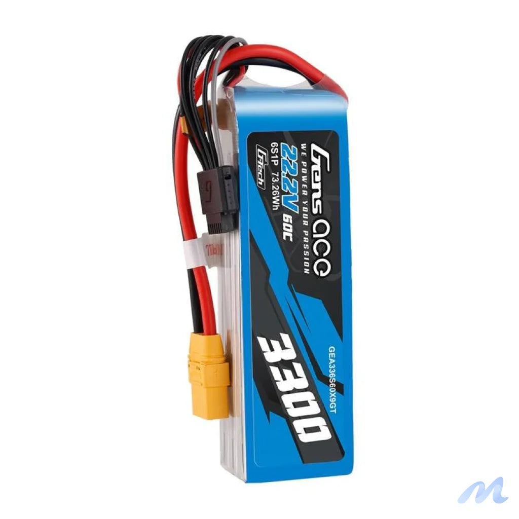 Accumulator Lipo Gens Ace G-Tech 3300mAh 22.2V 60C 6S1P XT90