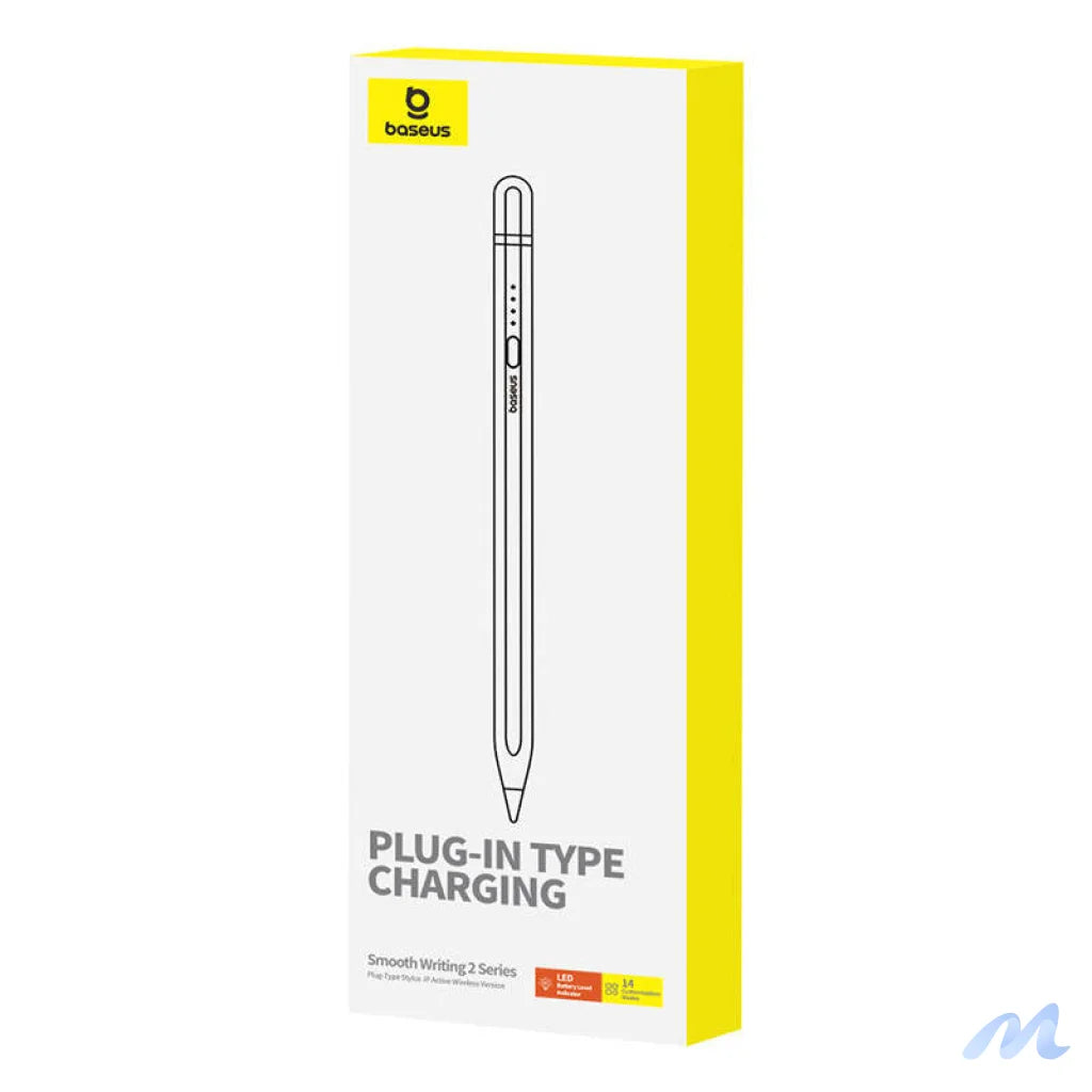 Active stylus Baseus Smooth Writing Series with wireless charging, lightning (White)