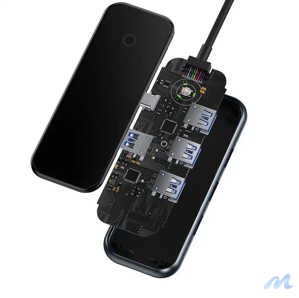 Adapter 4w1 Baseus Hub USB-C na 4xUSB 3.0 (Dark Grey)