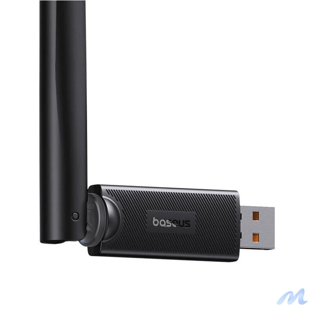 Adapter WiFi with antenna Baseus FastJoy 650Mbps (black)