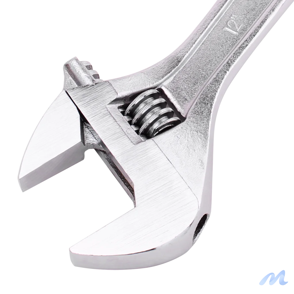 Adjustable Spanner 12" Deli Tools EDL012A (silver)