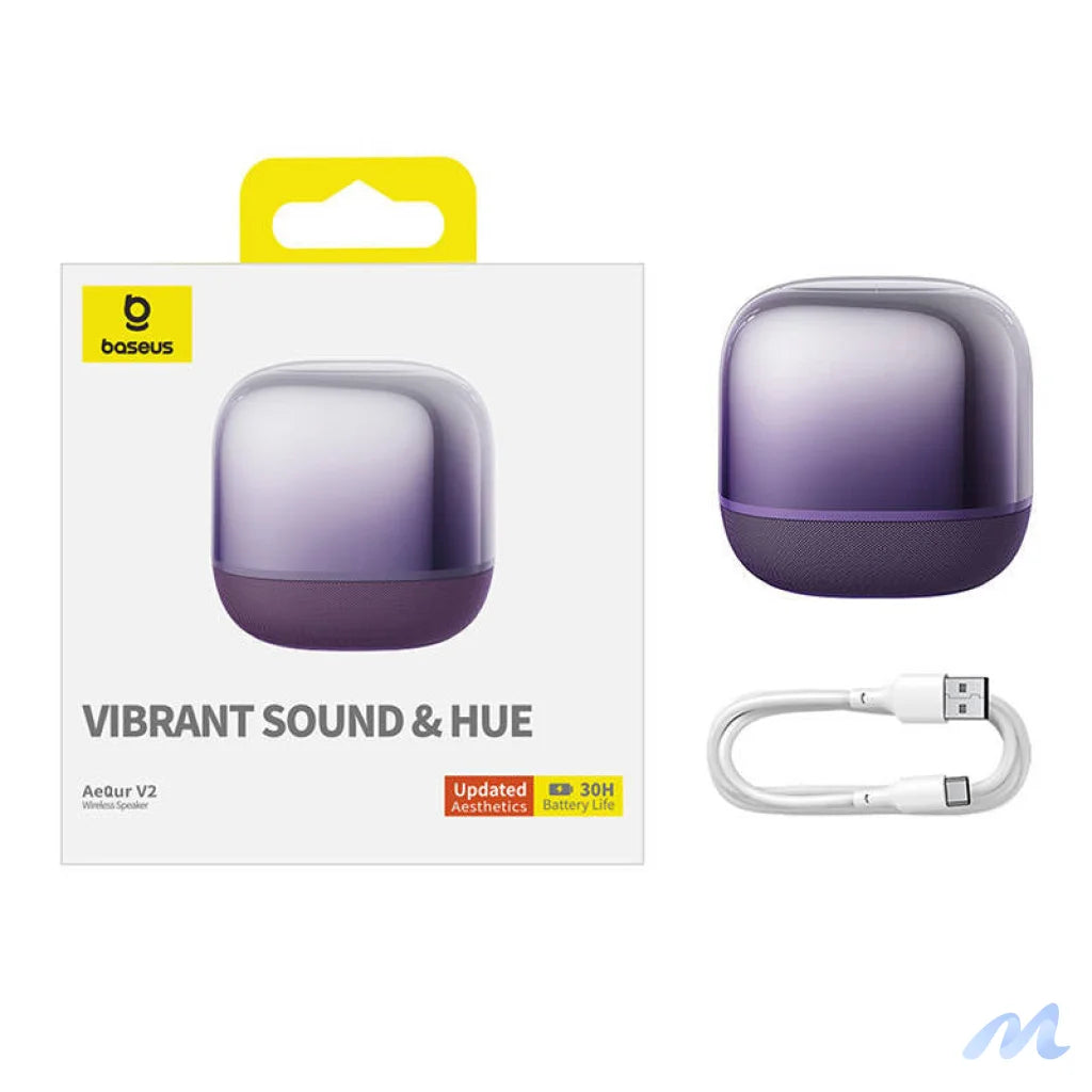 AeQur V2 Wireless Speaker  Baseus  (Purple)