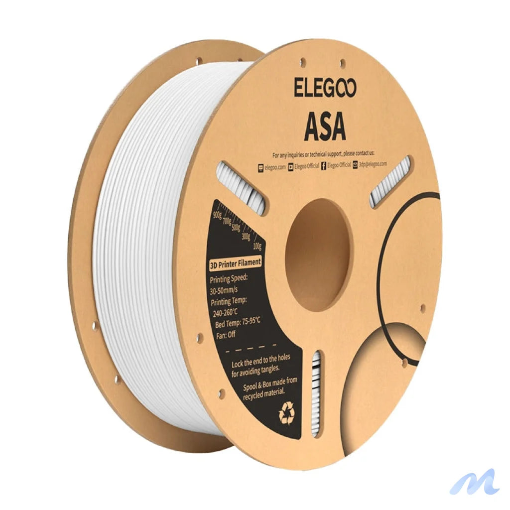 ASA ELEGOO Filament (White)