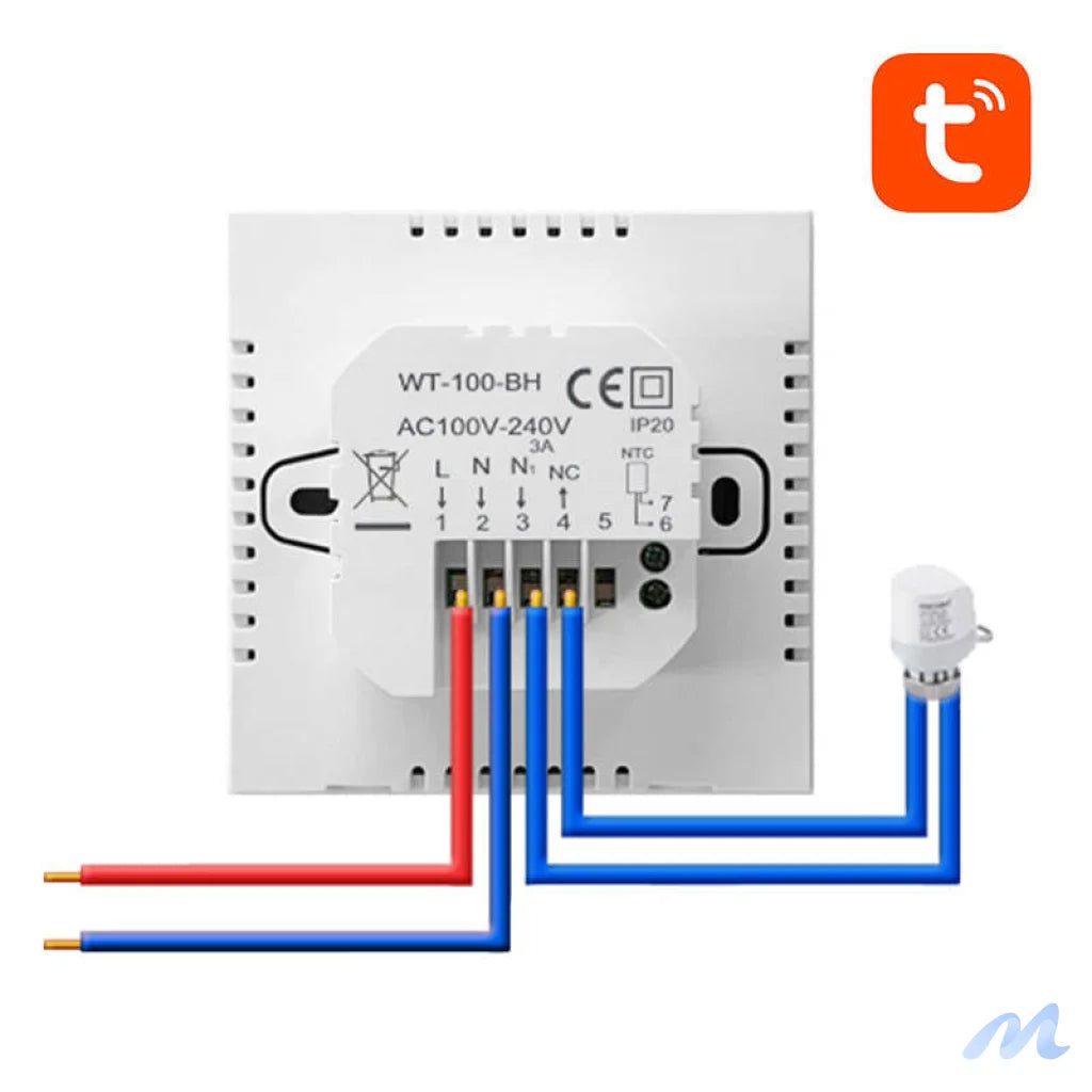 Avatto ZWT100 smart thermostat 3A ZigBee water heater TUYA