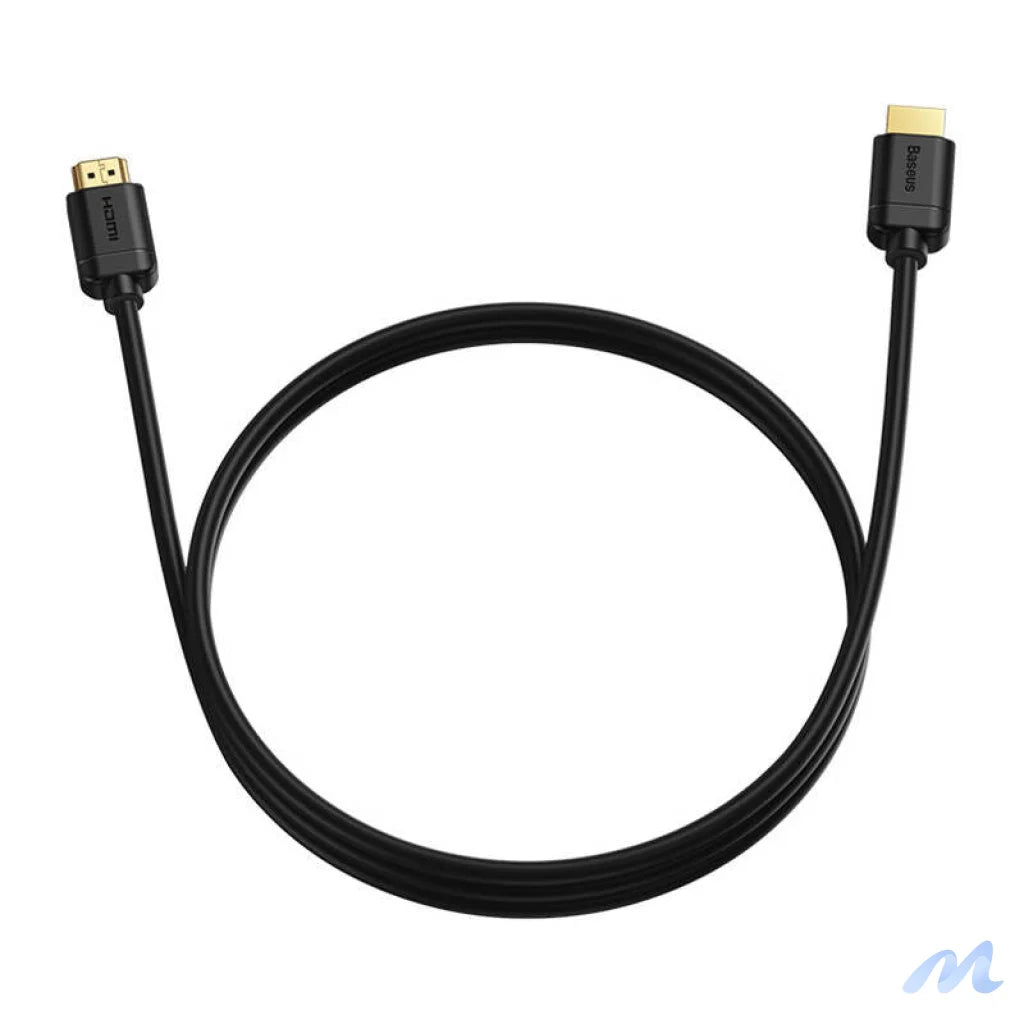 Baseus 2x HDMI 2.0 4K 60Hz Cable, 3D, HDR, 18Gbps, 2m (black)