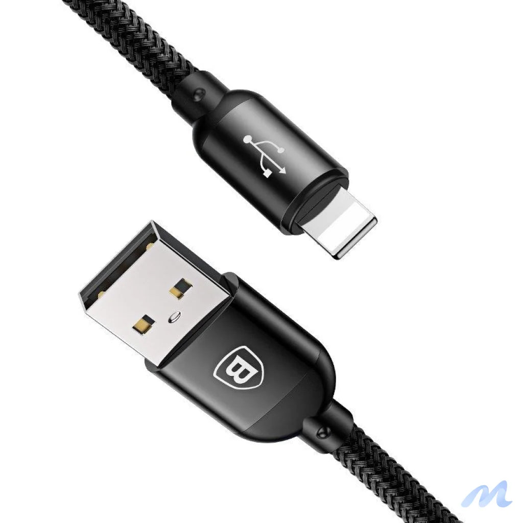 Baseus 3in1 Cable USB-C / Lightning / Micro 3,5A 0,3m (Black)
