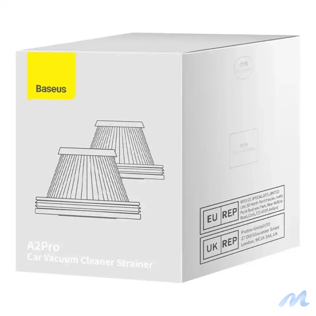 Baseus A2Pro Car vacuum Cleaner filters 2 PCS (Black)