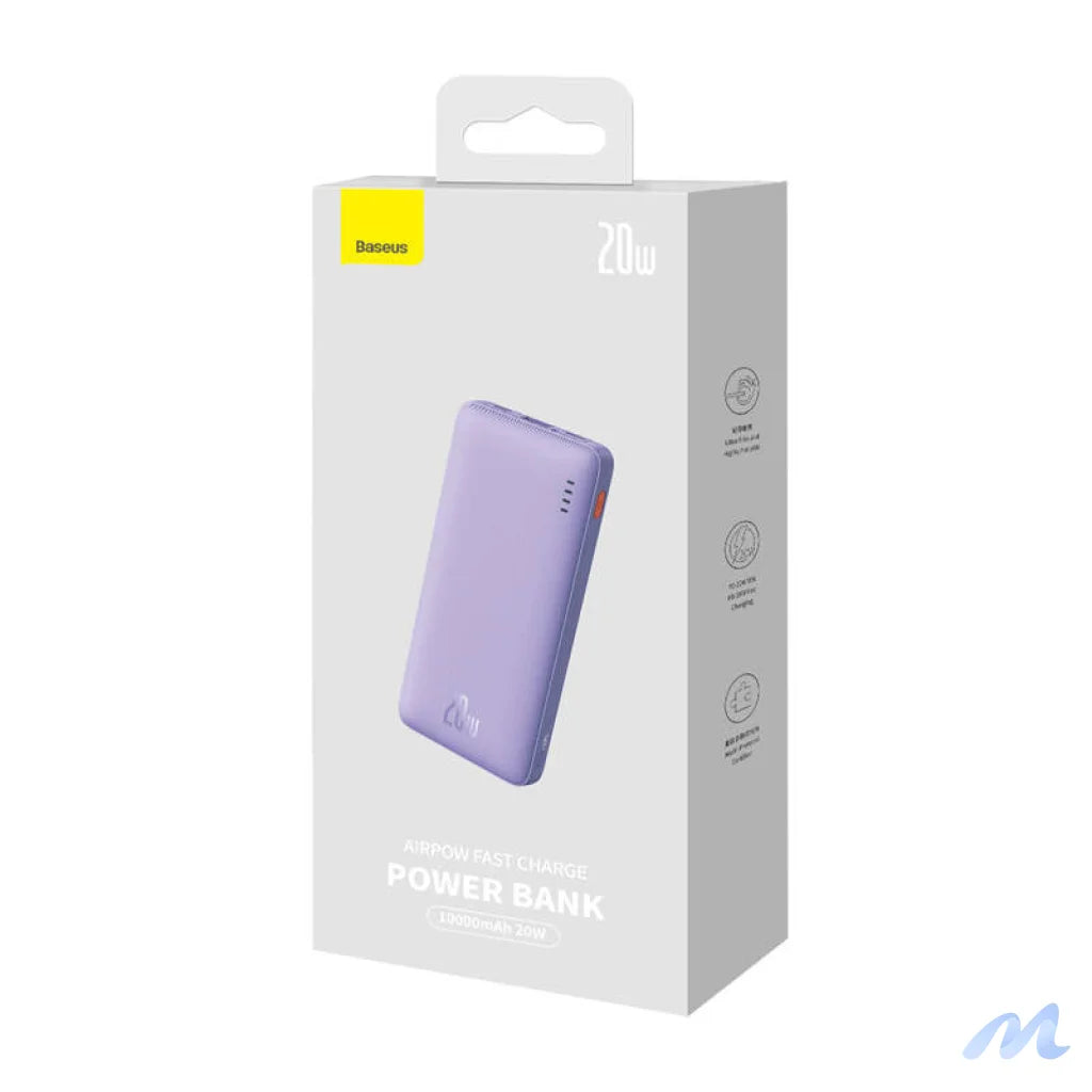 Baseus Airpow 10000mAh 20W Powerbank (purple)