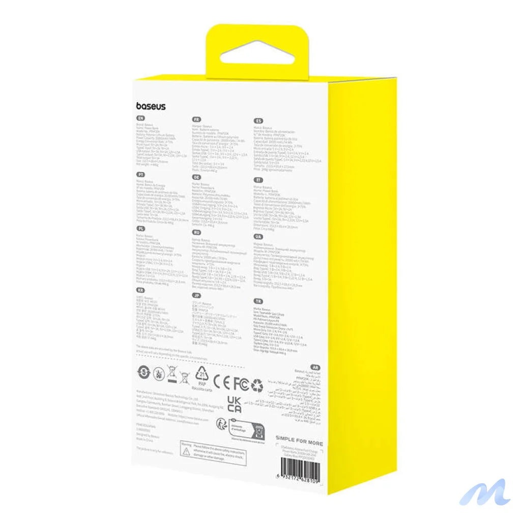 Baseus Airpow 20000mAh 20W powerbank (blue)