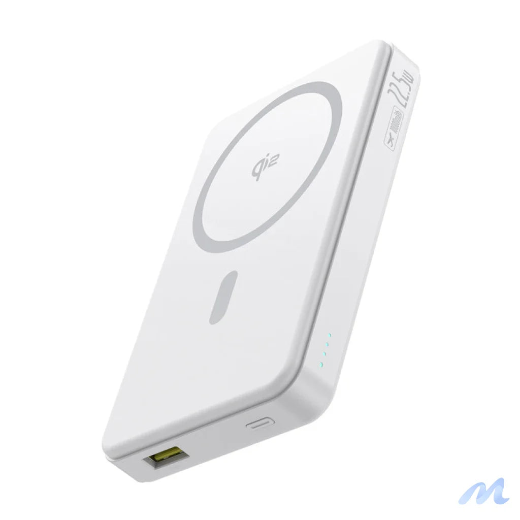 Baseus Airpow2 Qi2 magnetic powerbank 10000mAh 22.5W (white)