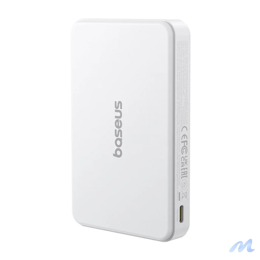 Baseus Airpow2 Qi2 magnetic powerbank 10000mAh 22.5W (white)