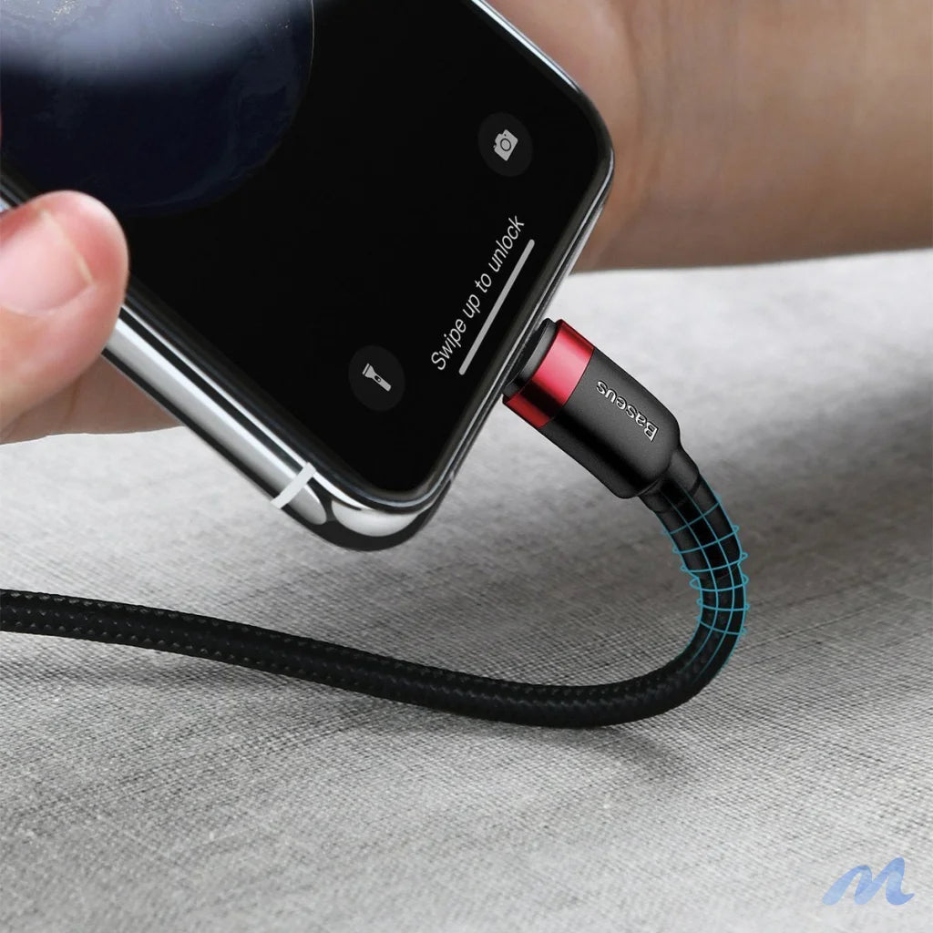 Baseus Cafule Cable Type-C to iP PD 18W 1m Red+Black