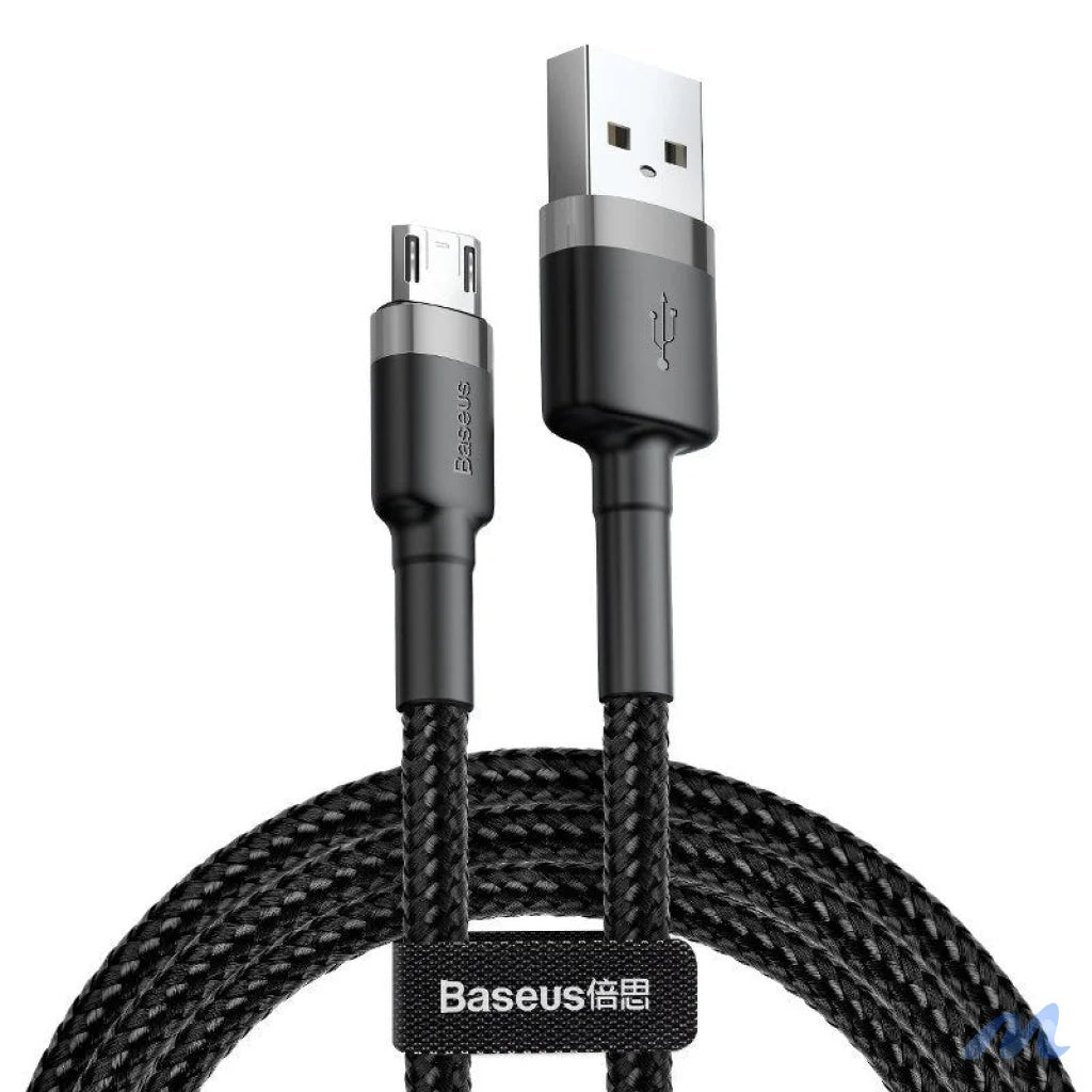 Baseus Cafule Cable USB For Micro 2A 3m Gray+Black