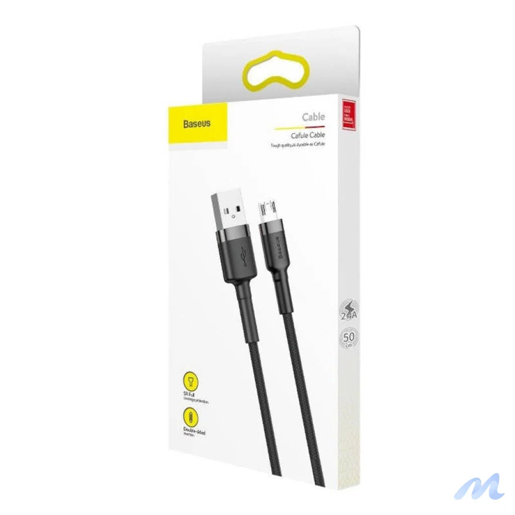 Baseus Cafule Micro USB cable 1.5A 2m (Gray + Black)
