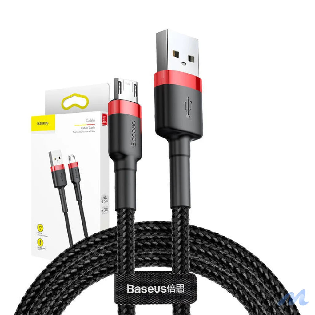 Baseus Cafule Micro USB cable 1.5A 2m (Red+Black)