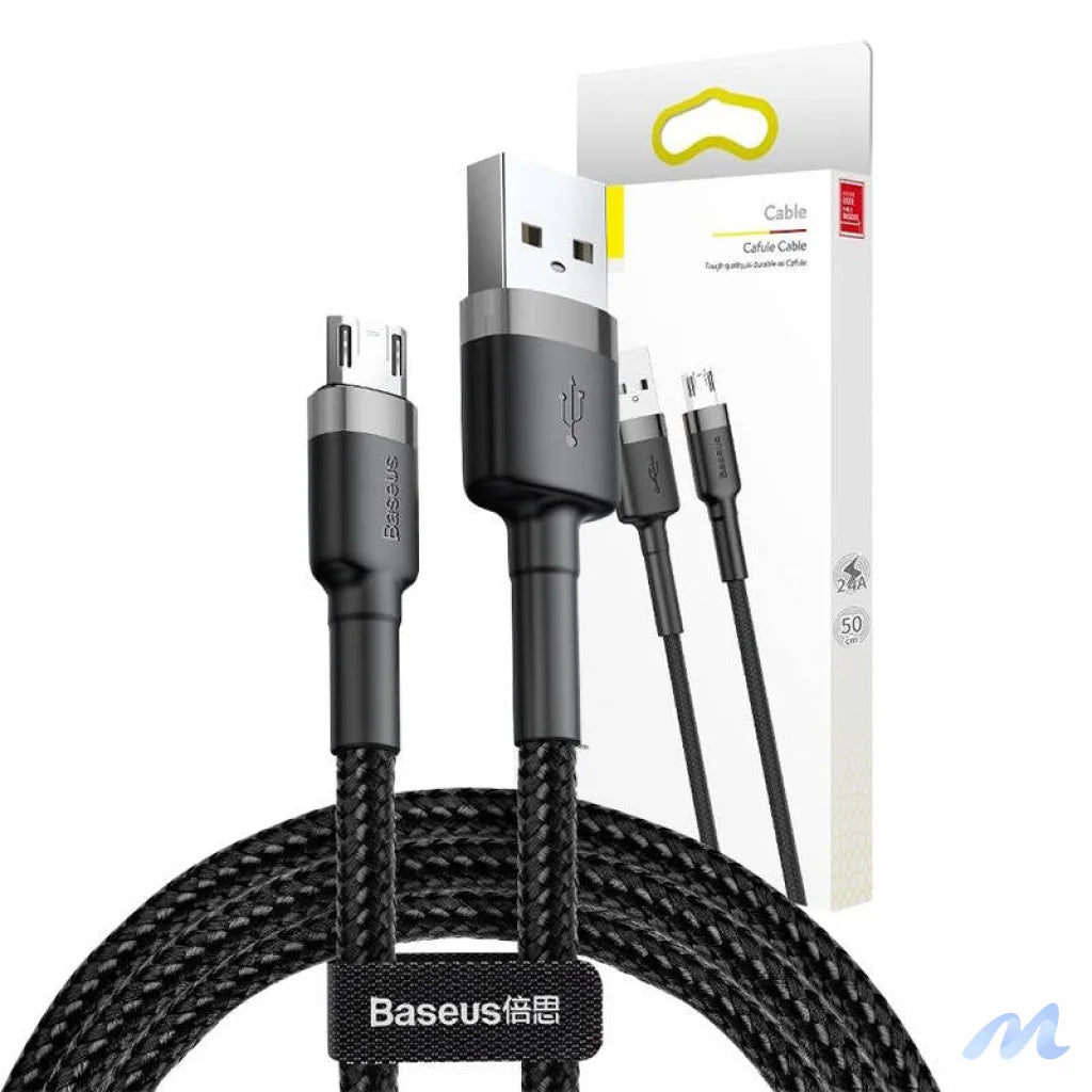Baseus Cafule Micro USB cable 2.4A 1m (Gray + Black)