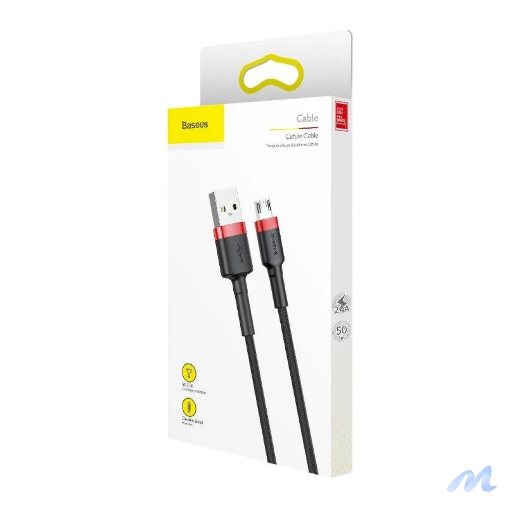 Baseus Cafule Micro USB cable 2.4A 1m (Red+ Black)