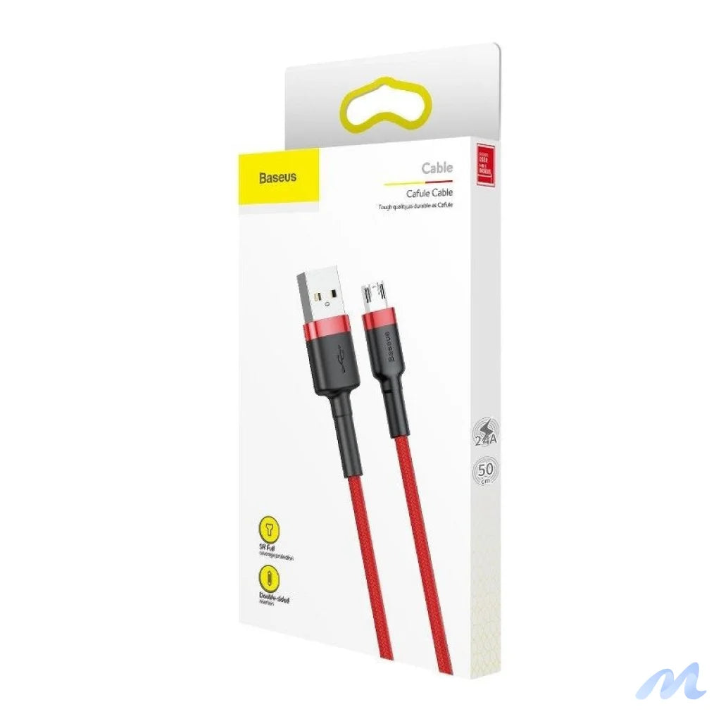 Baseus Cafule Micro USB cable 2.4A 1m (Red)