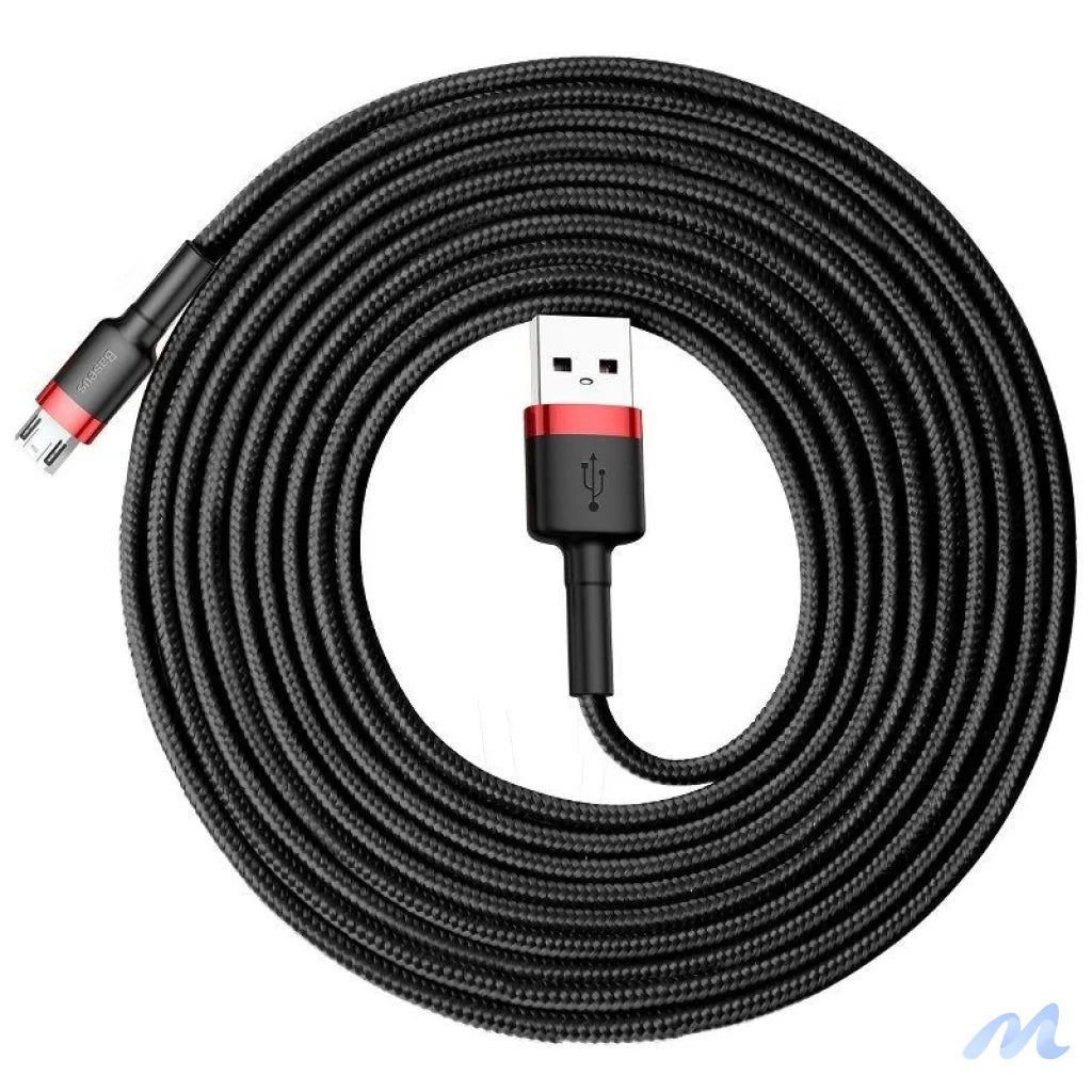 Baseus Cafule Micro USB Cable 2A 3m (Black+Red)