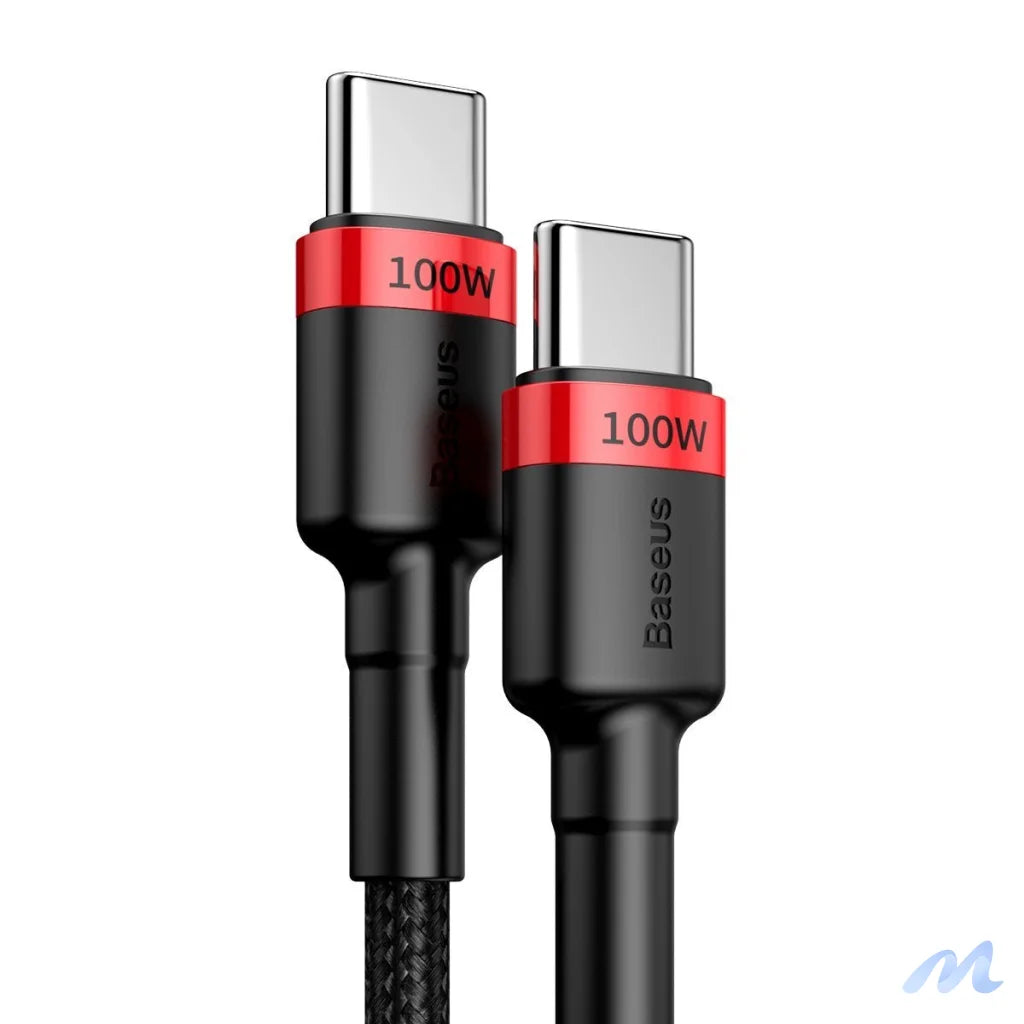 Baseus Cafule PD2.0 100W flash charging USB For Type-C cable (20V 5A)2m Red+Black