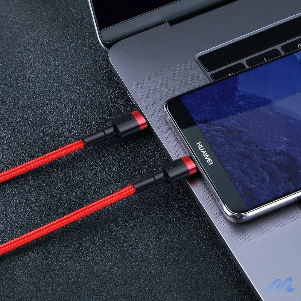 Baseus Cafule PD2.0 60W flash charging USB For Type-C cable (20V 3A) 2m Red