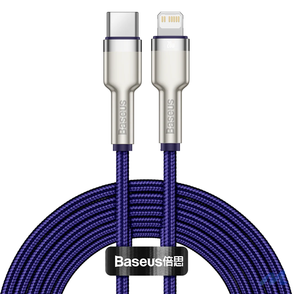Baseus Cafule Series USB-C cable for Lightning, 20W, 2m (purple)