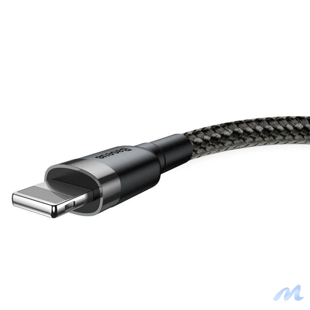 Baseus Cafule USB Lightning Cable 2.4A 0.5m (Gray+Black)