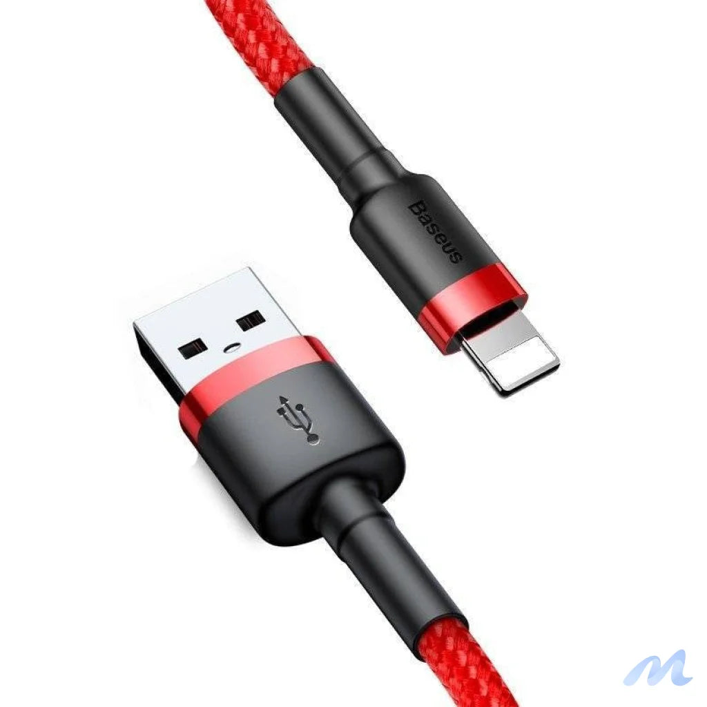 Baseus Cafule USB Lightning Cable 2,4A 0,5m (Red)