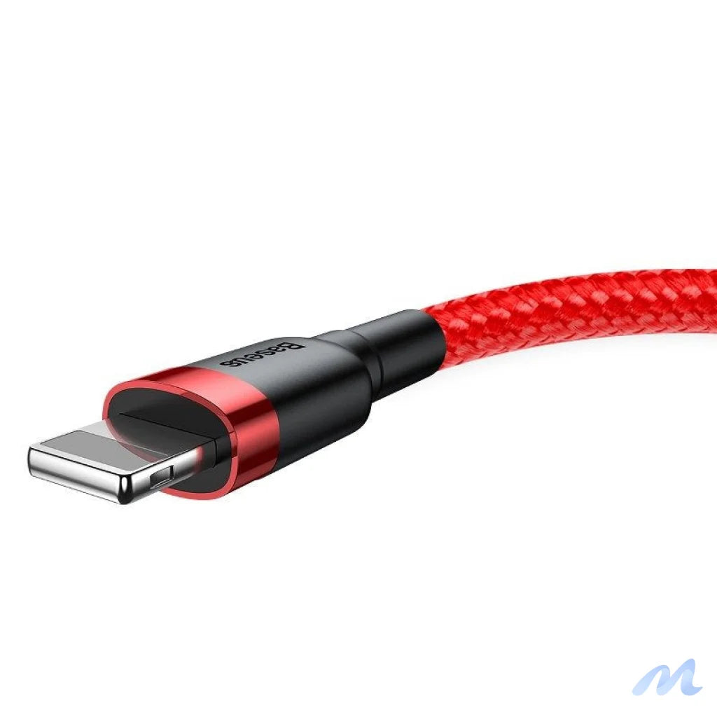 Baseus Cafule USB Lightning cable 2.4A 1m (black + red)